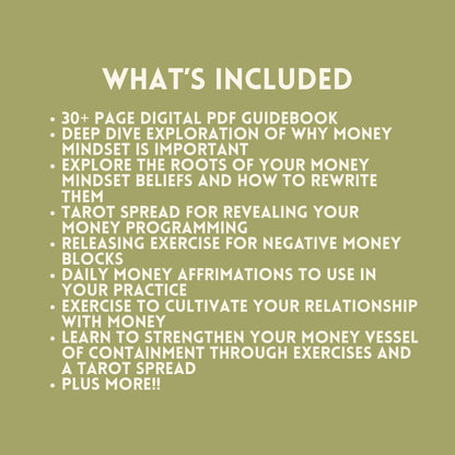 Money Mindset Workbook
