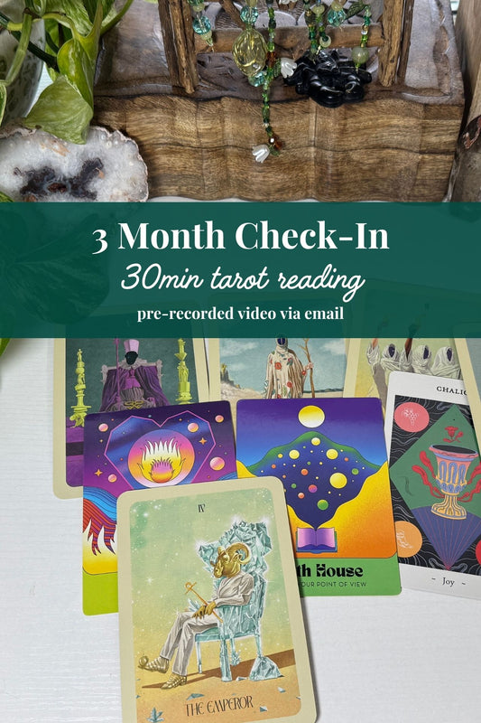 Monthly Tarot Check-In - 3 Month Package