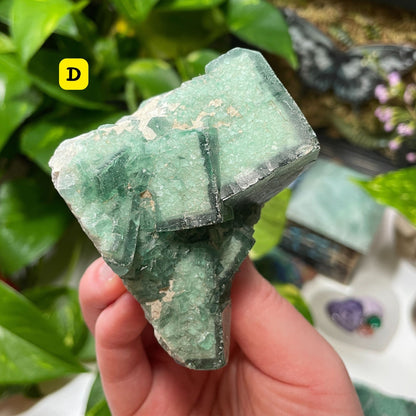 Raw Green Fluorite