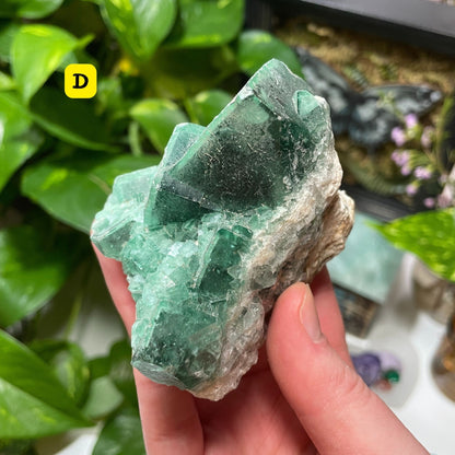 Raw Green Fluorite