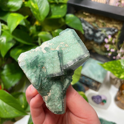 Raw Green Fluorite