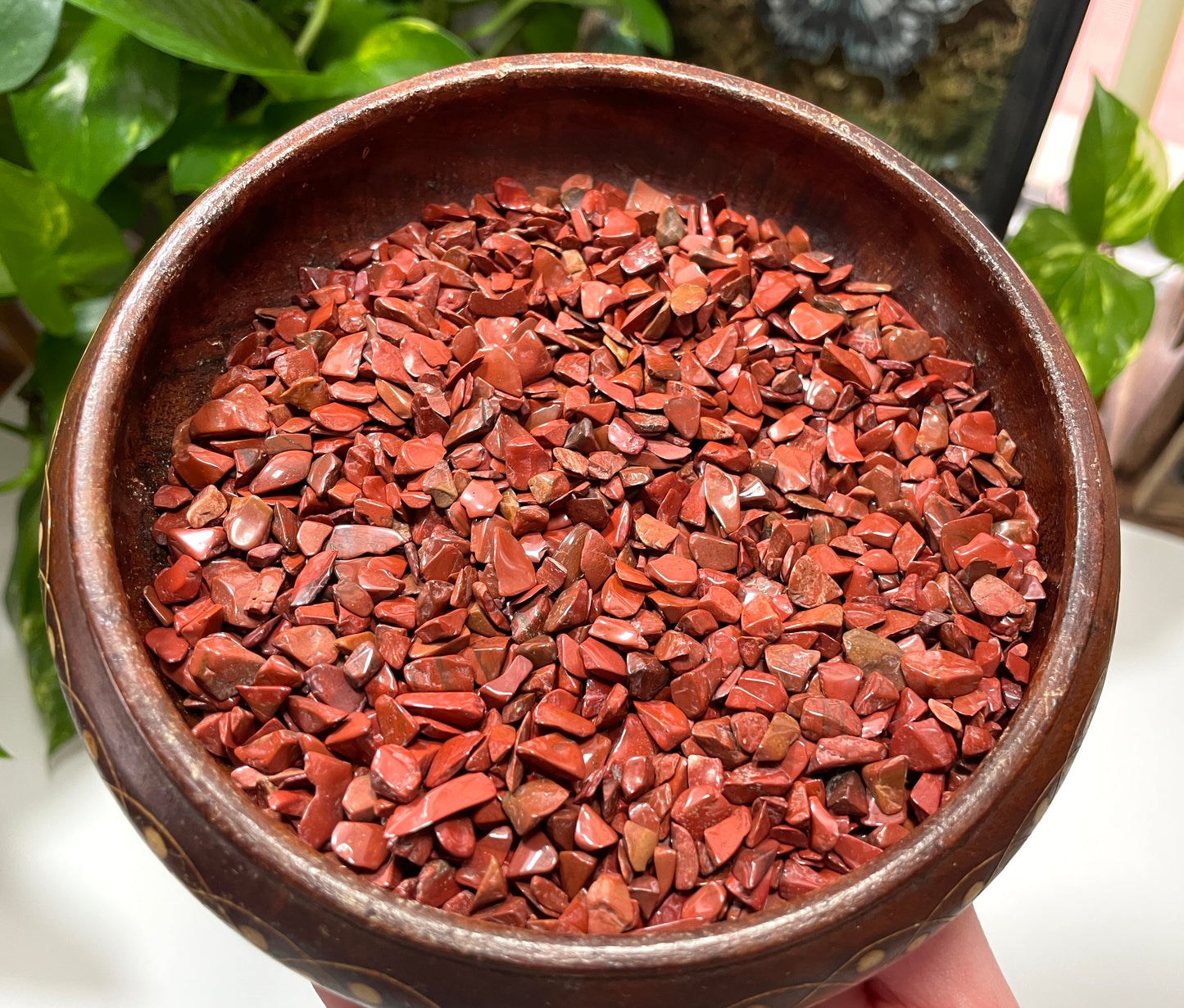 Red Jasper Crystal Chips 2-8mm