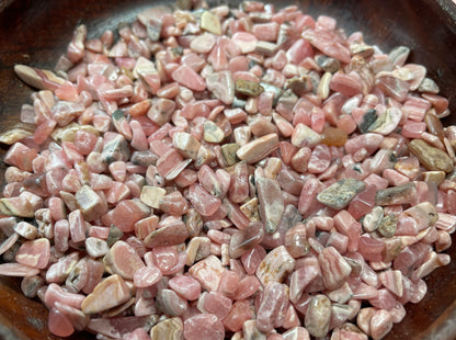 Rhodochrosite Crystal Chips 5-10mm