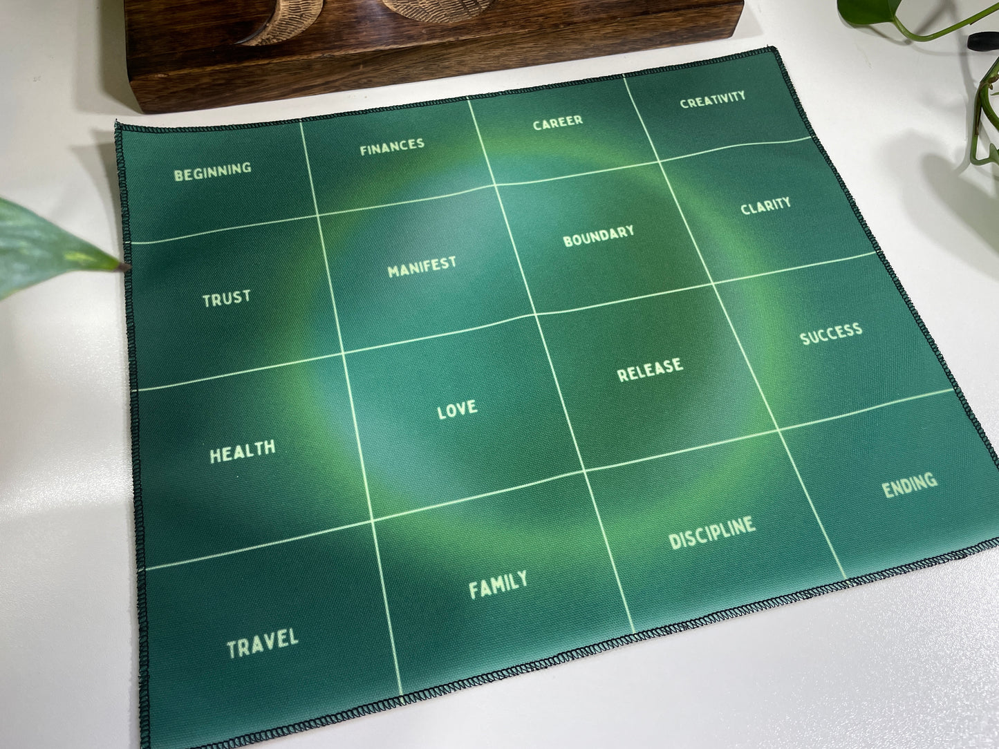 Green Aura Grid Casting Cloth