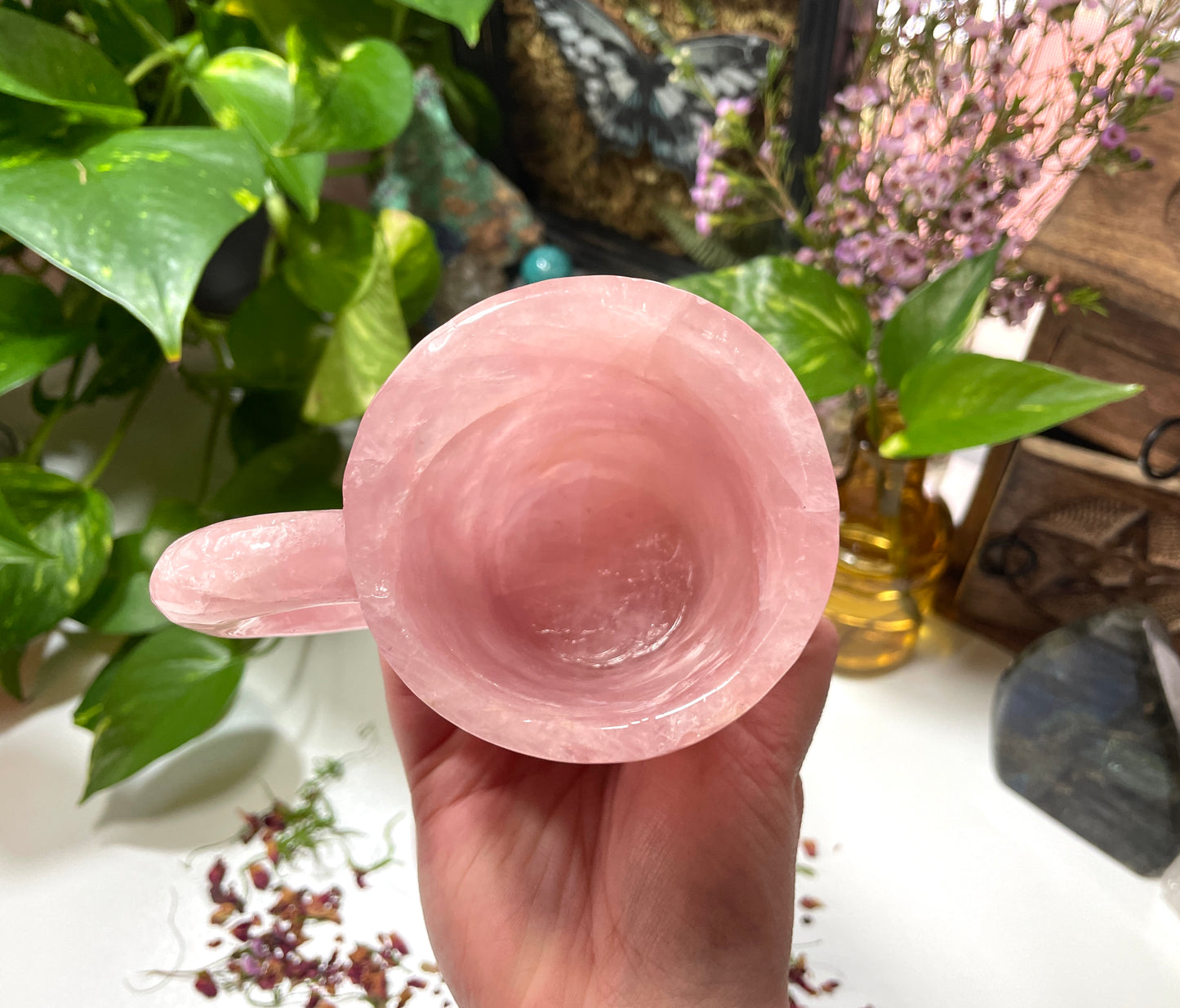 Rose Quartz Cup and Saucer A