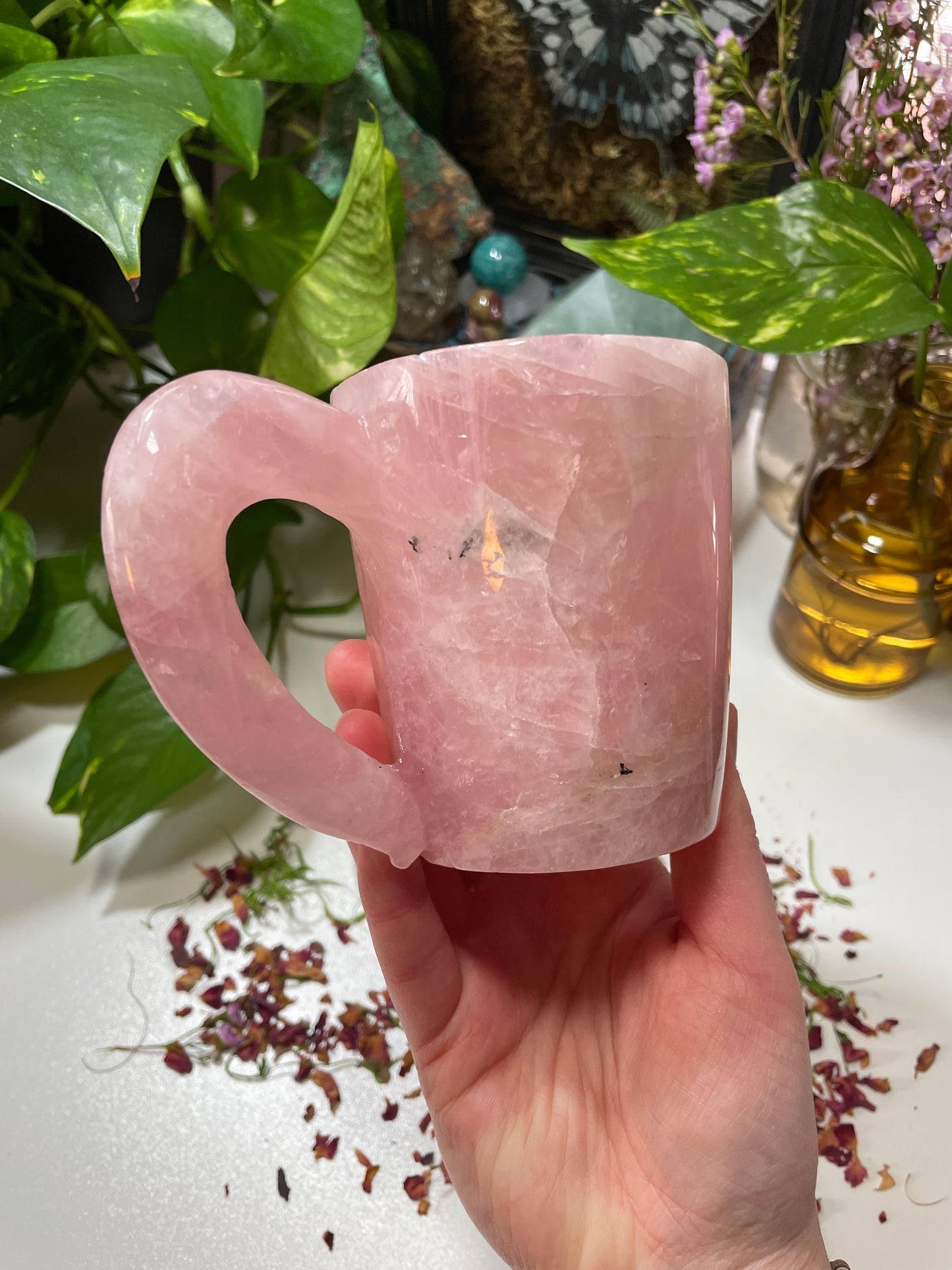 Rose Quartz Cup and Saucer B