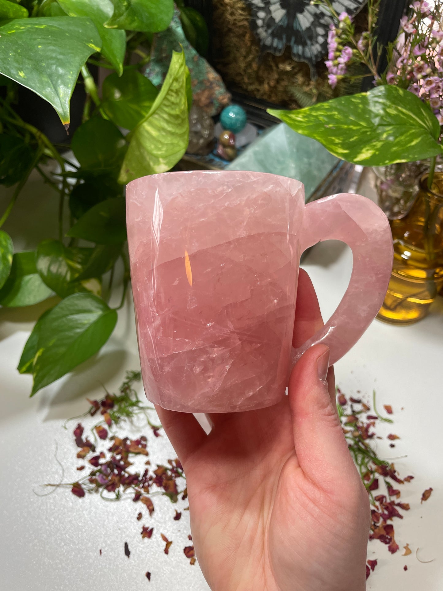 Rose Quartz Cup and Saucer B