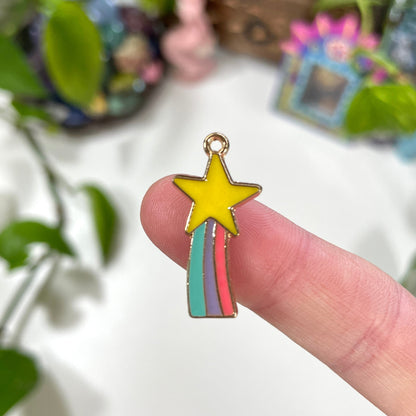 Pastel Shooting Star Charm