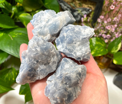 Raw Blue Calcite