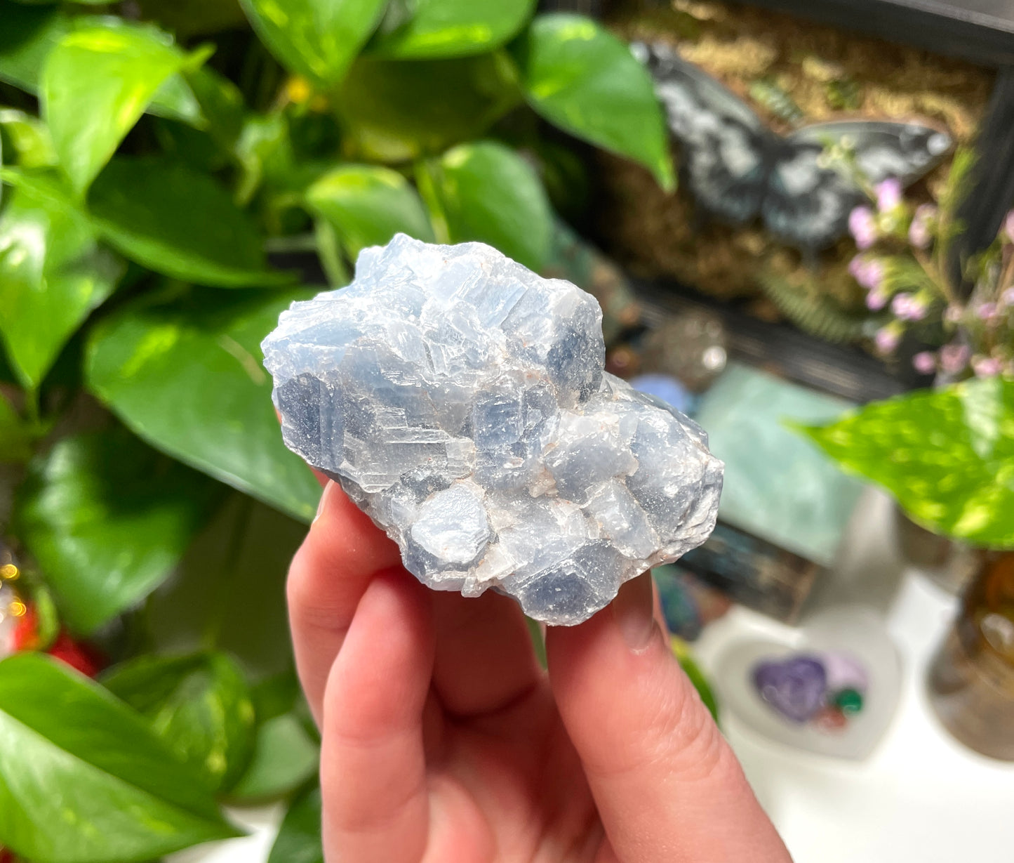 Raw Blue Calcite