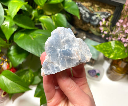 Raw Blue Calcite