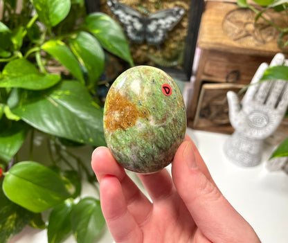 Chrysoprase Palm Stone (Choose Your Own)