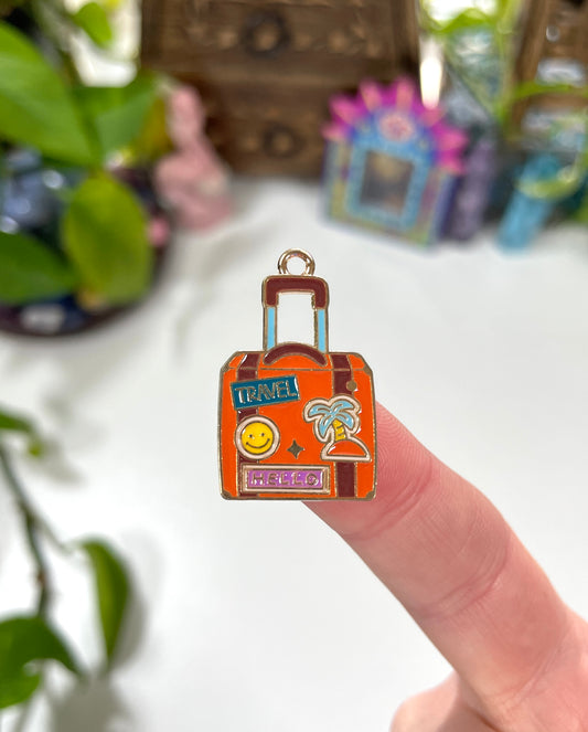Travel Suitcase Charm