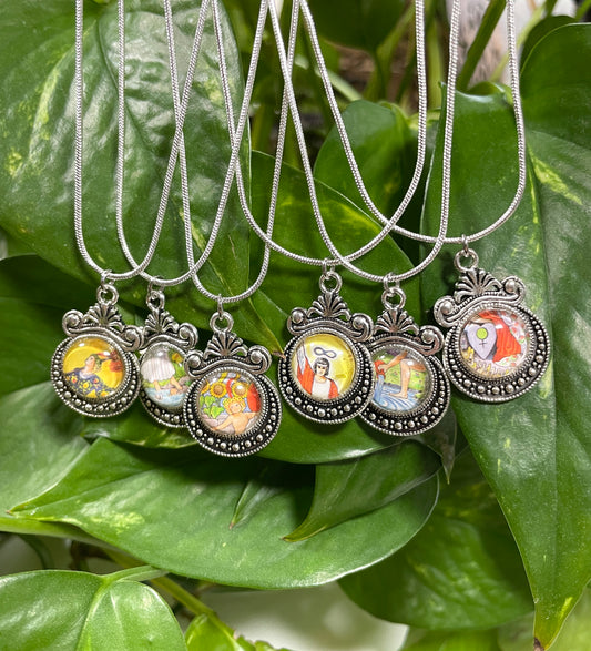 Stories of the Tarot Necklace - Handmade by Emerald Lotus