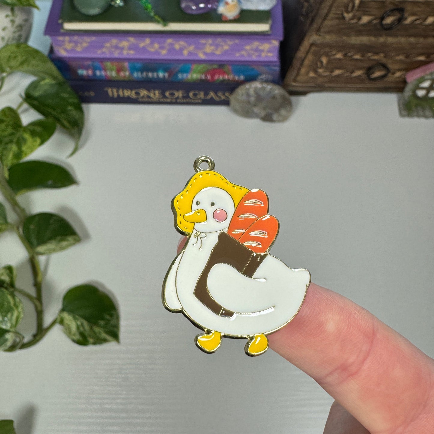 Shopping Duck Charm