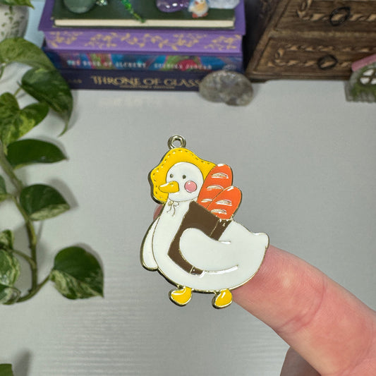 Shopping Duck Charm
