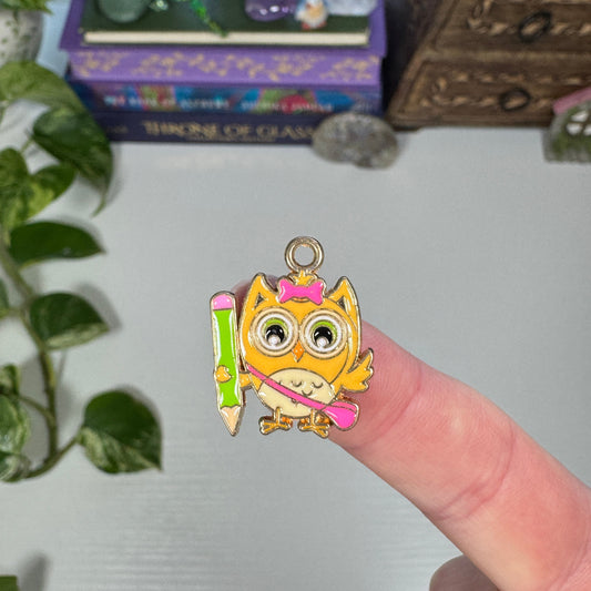 Wise Owl Charm