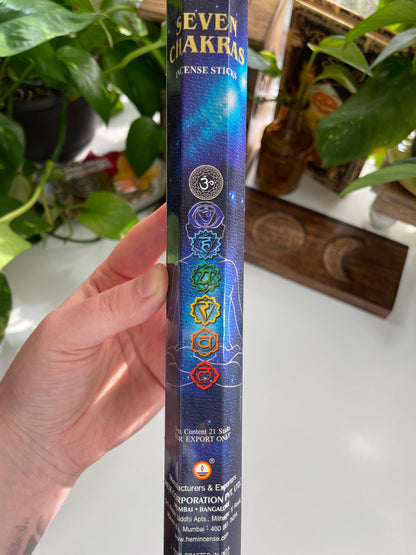 Seven Chakras Hem Incense Sticks