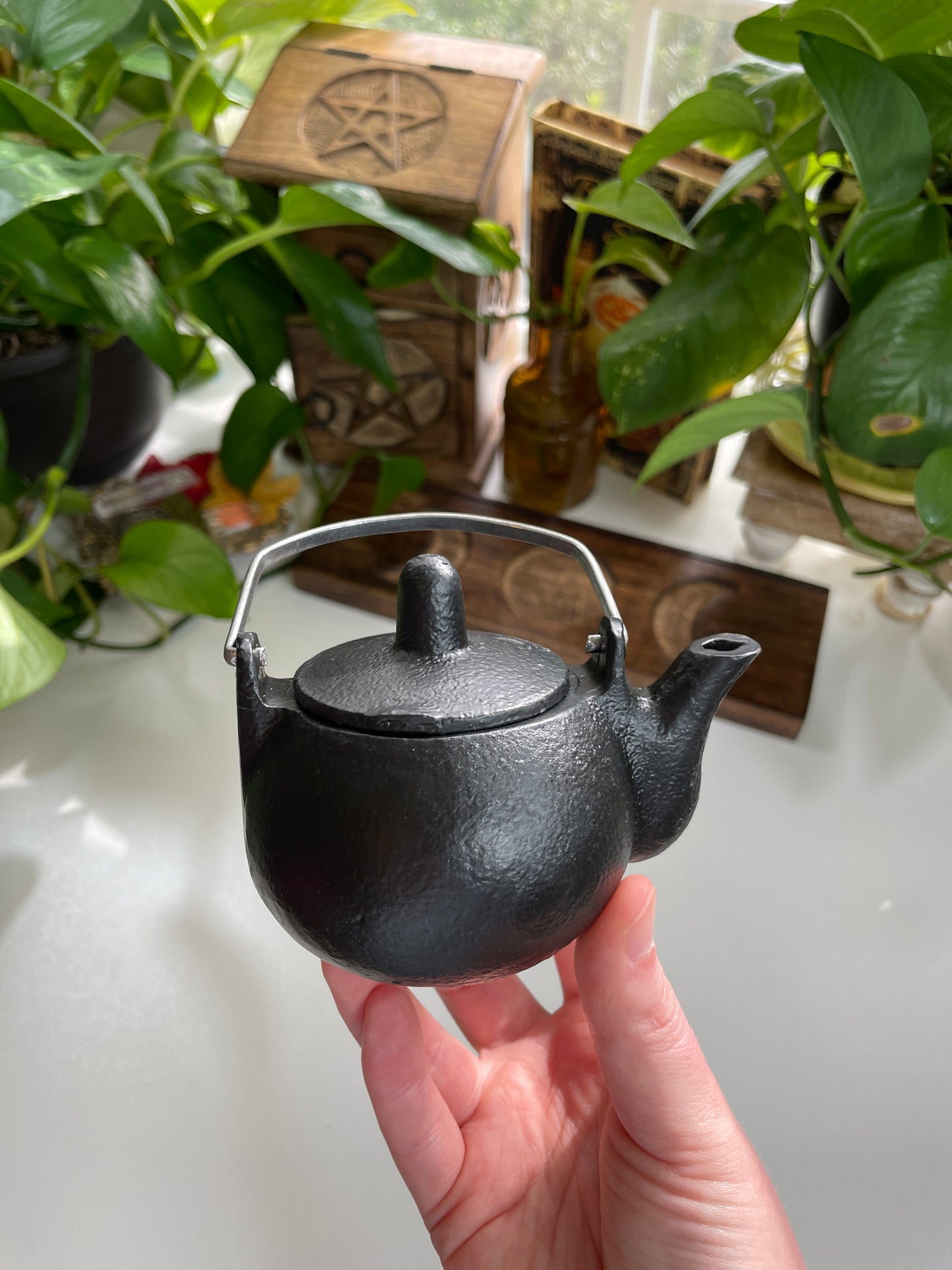 Cast Iron Kettle Cauldron