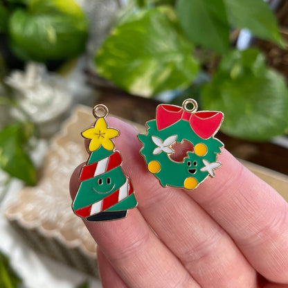 Tree and Wreath Charms