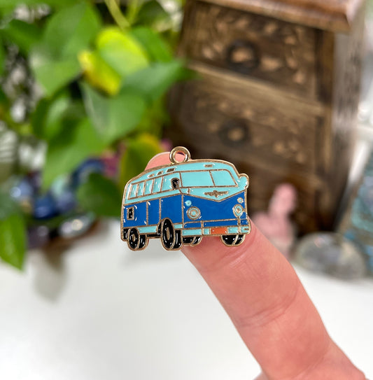 Vintage Explorer Van Charm