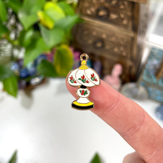 Vintage Floral Lamp Charm