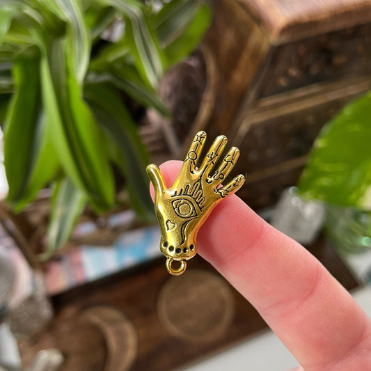 Fortune Telling Palmistry Hand Charm