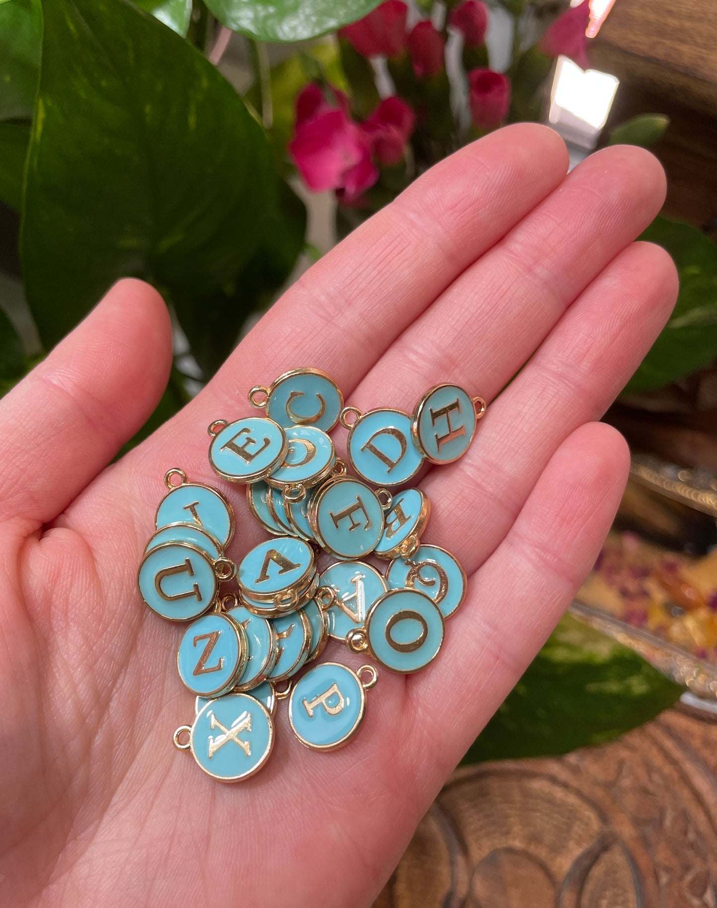 26 Pack of Enamel Letters A-Z – Emerald Lotus