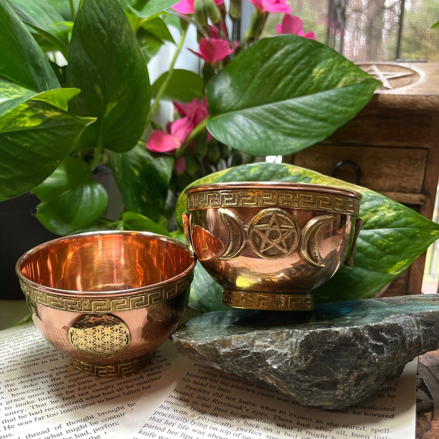 Copper Offering Bowls