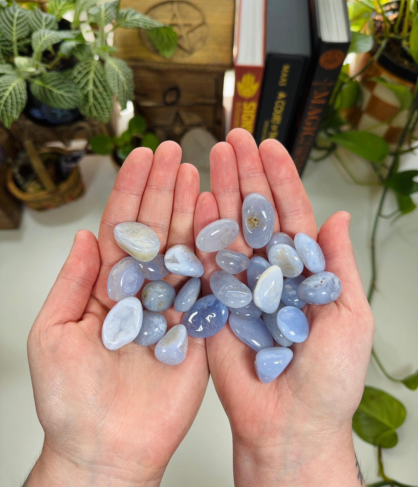 Blue Lace Agate Tumble