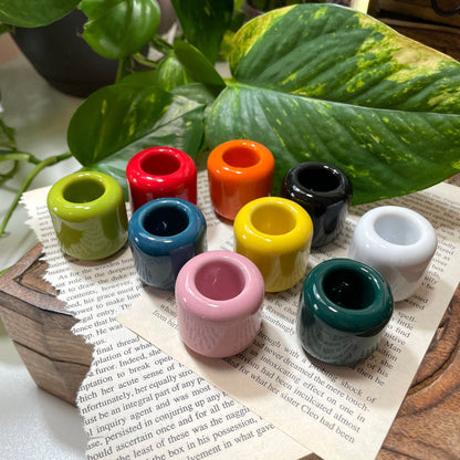 Ceramic Chime Candle Holder