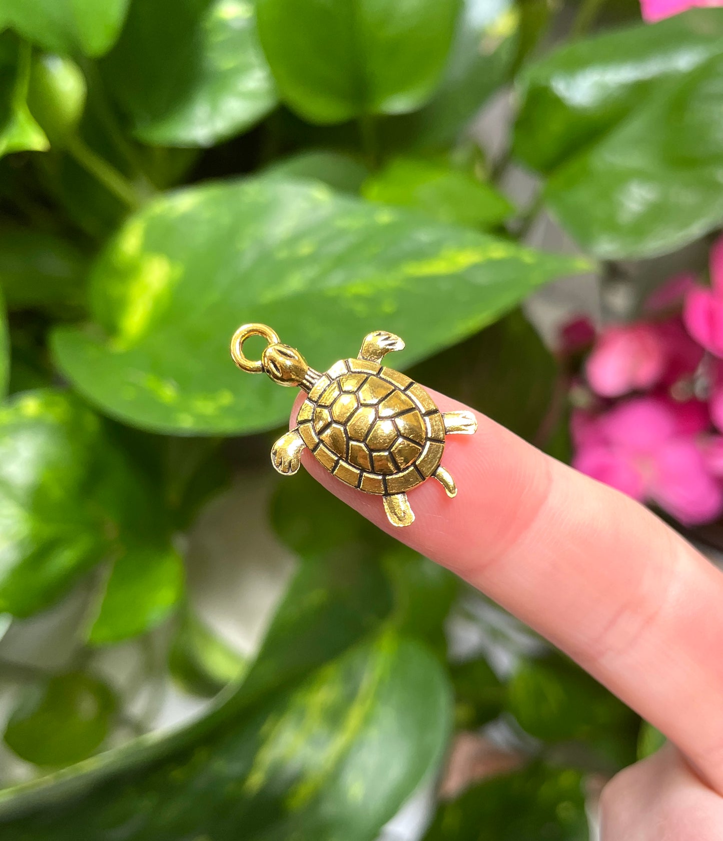 Gold Turtle Charm