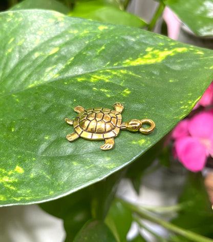 Gold Turtle Charm