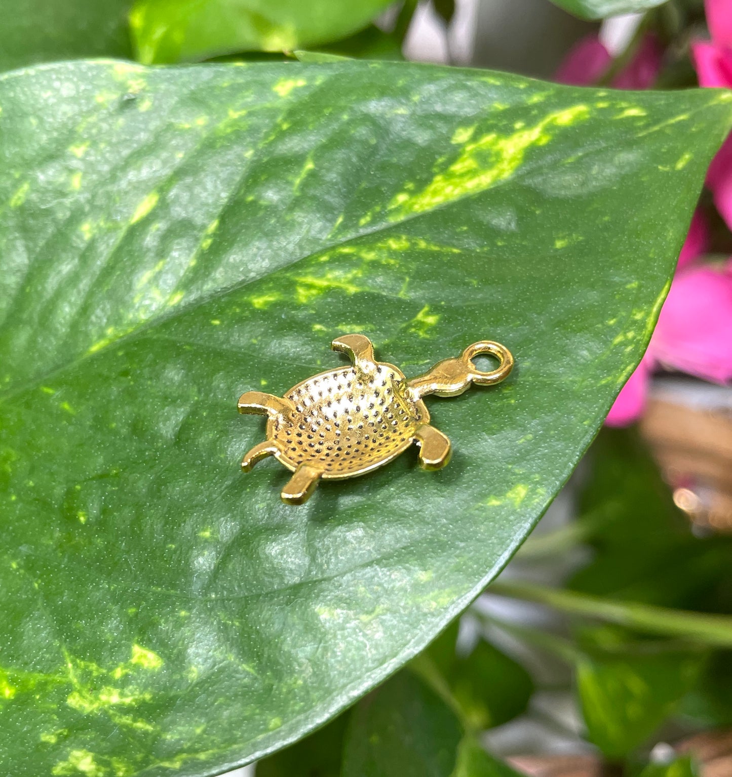 Gold Turtle Charm