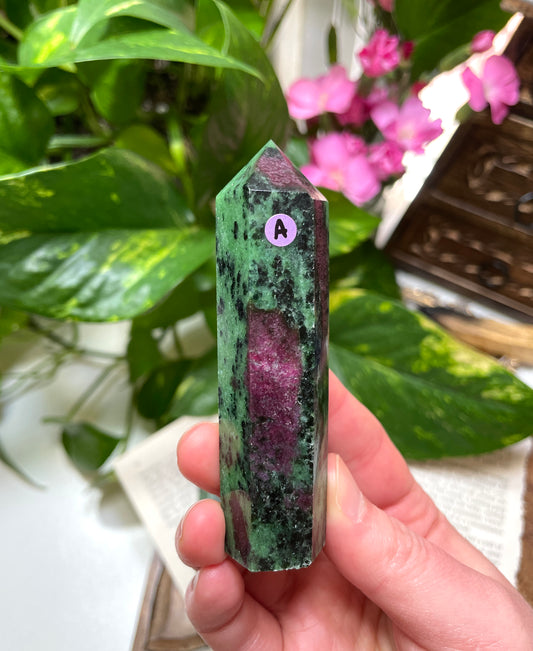 Ruby Zoisite Point