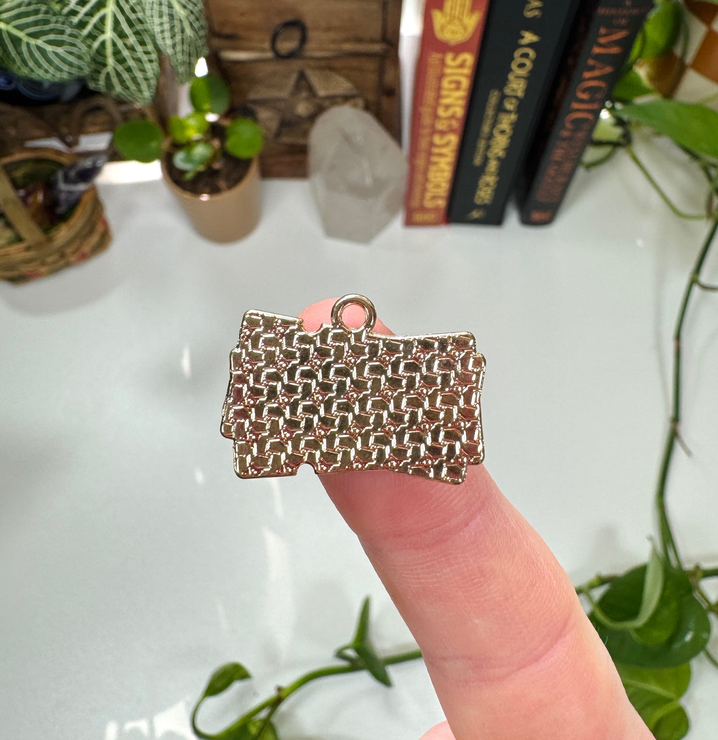 Travel Boarding Pass Charm