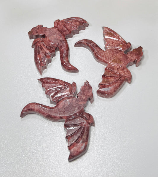 Red Jasper Dragon (Hand Carved)
