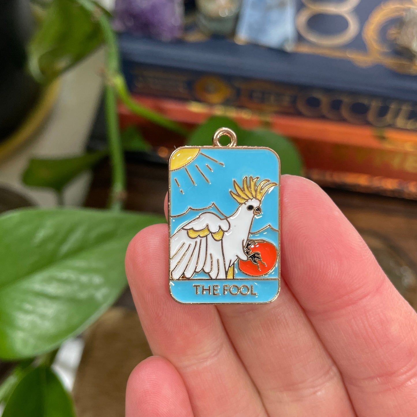 Bird Tarot Card Charm