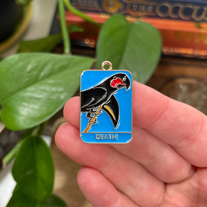 Bird Tarot Card Charm