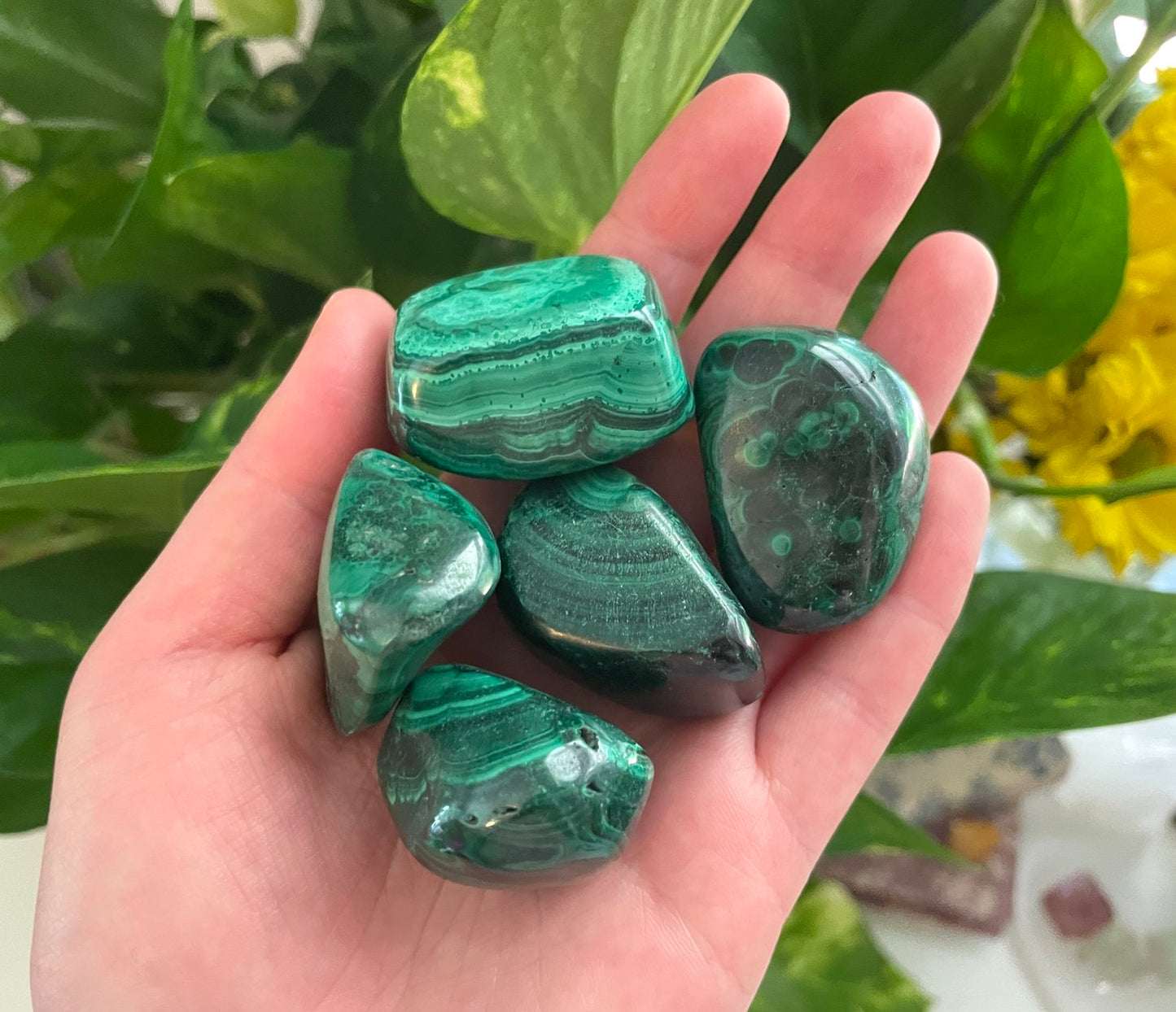 Large Malachite Tumbles