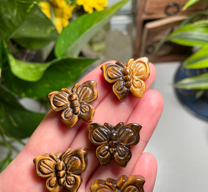 Tigers Eye Mini Butterfly