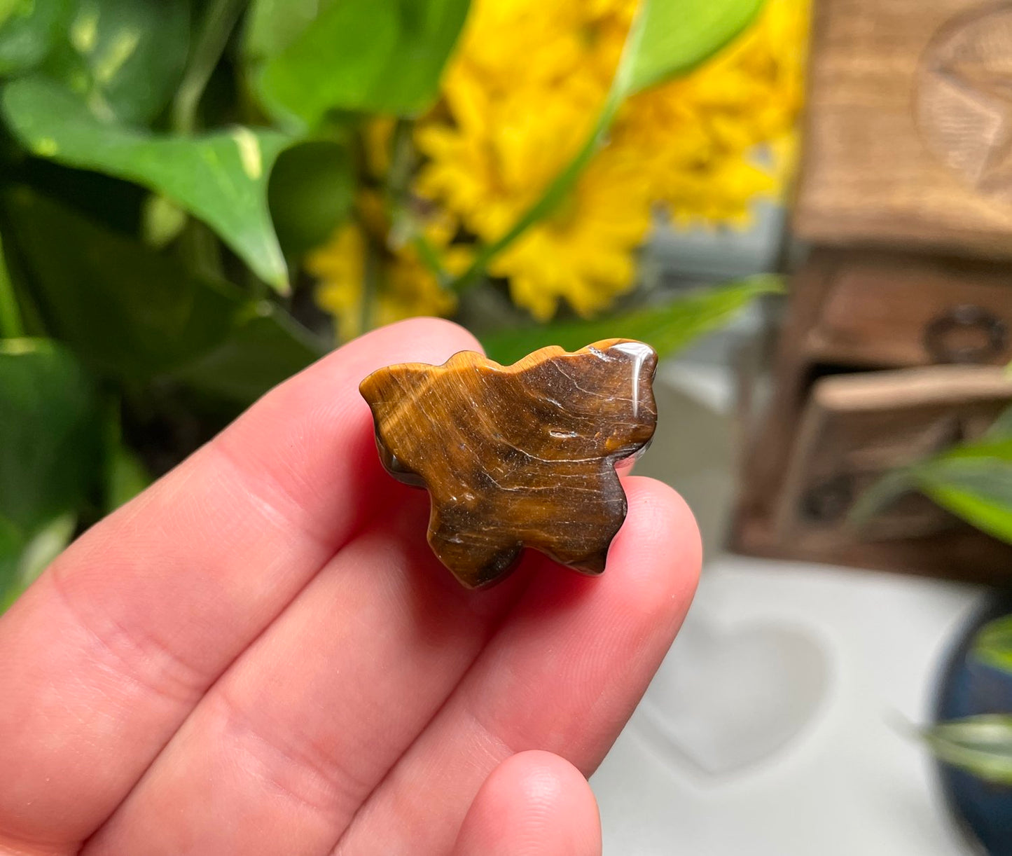 Tigers Eye Mini Butterfly