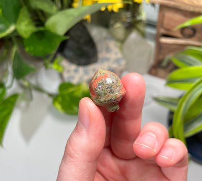 Unakite Acorn Mini Carving