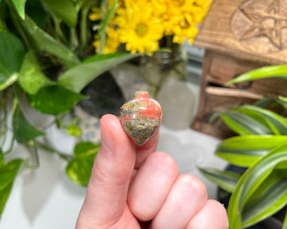 Unakite Acorn Mini Carving