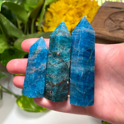 Blue Apatite Point