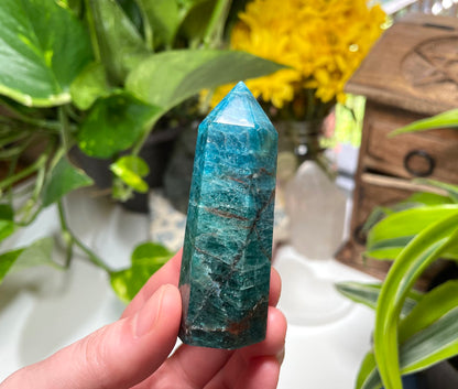 Blue Apatite Point