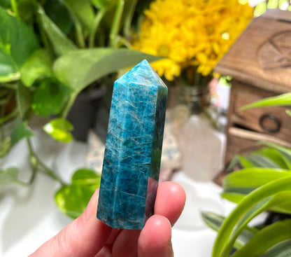 Blue Apatite Point