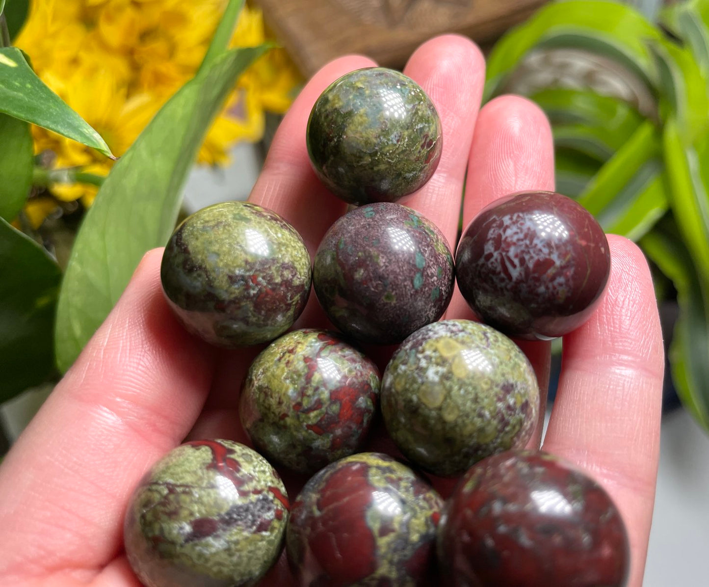 Dragons Blood Jasper Mini Sphere