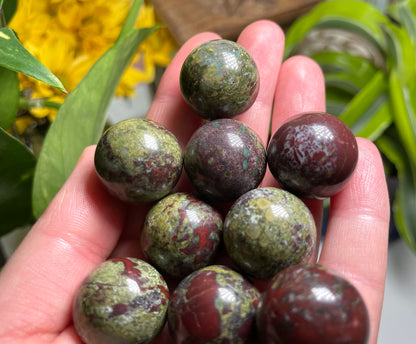 Dragons Blood Jasper Mini Sphere