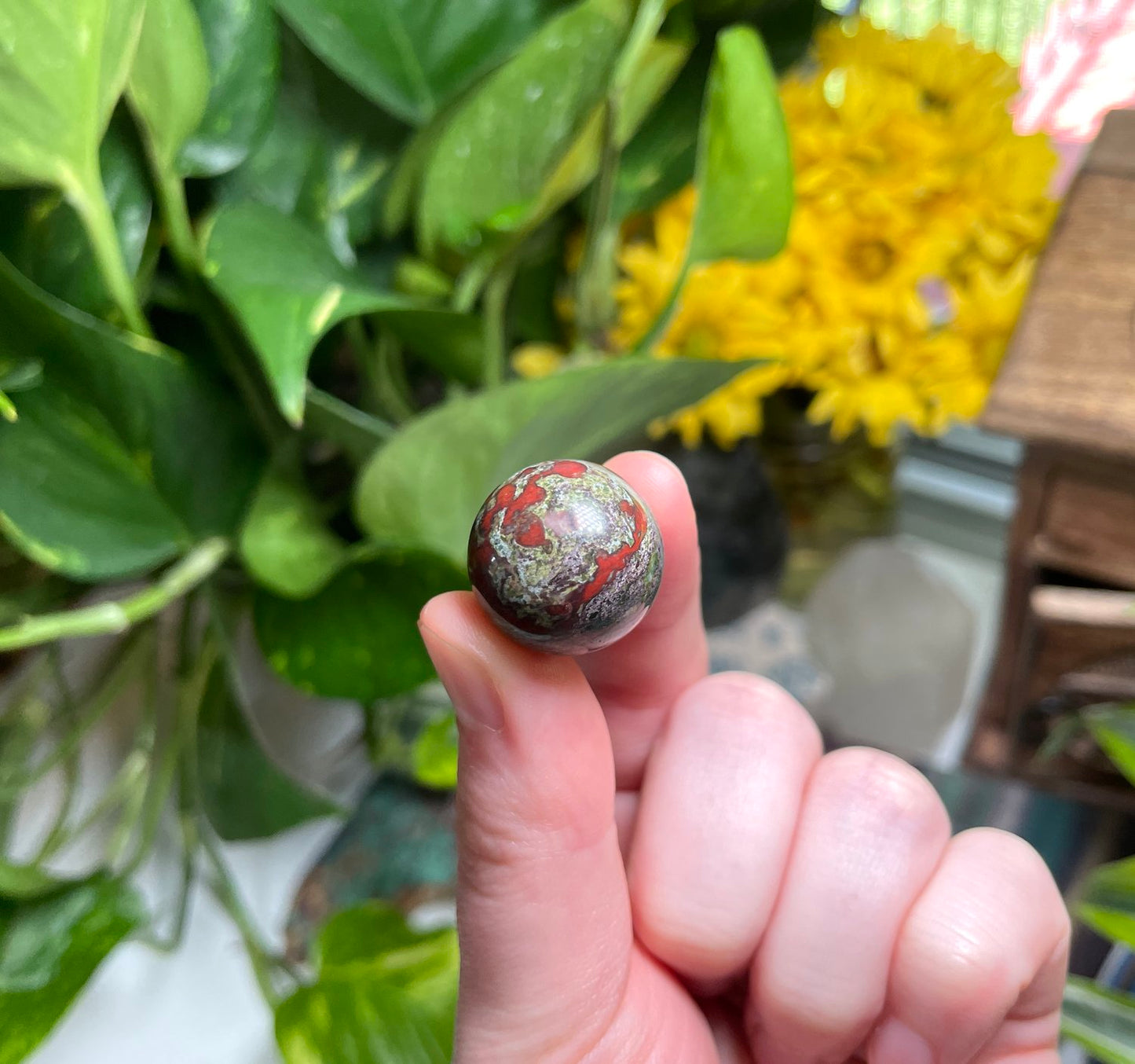 Dragons Blood Jasper Mini Sphere